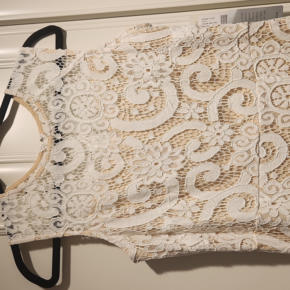 *SOLD* NWT TASH + SOPHIE | Lace Cutout Dress - Picture 3 of 6